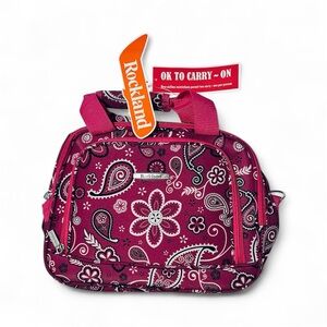 New Rockland Pink Paisley Travel Bag
